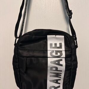 Rampage Black and White Messenger Bag